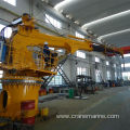 OUCO custom 4T30M hydraulic telescopic marine crane, large ship crane operation stable